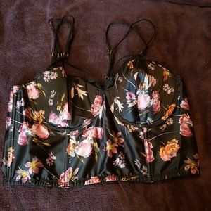 Victoria's Secret Floral Bustier Top